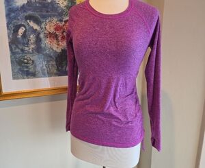 Lucy Vibrant Purple Long Sleeve Tee